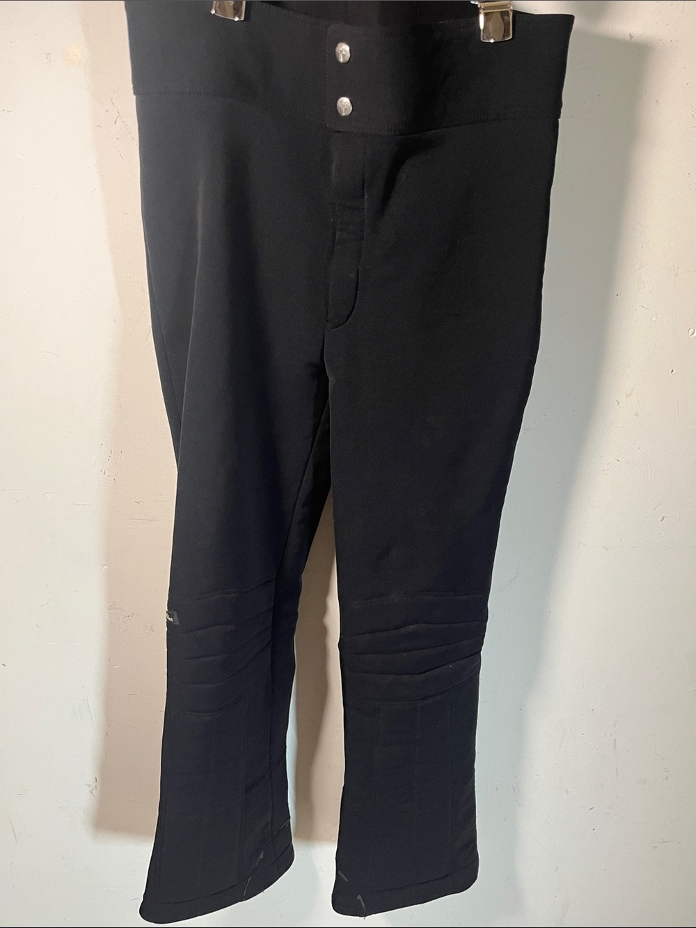 Feller Hosen Ski Bib Overalls Black Made In Austria Vintage View 2